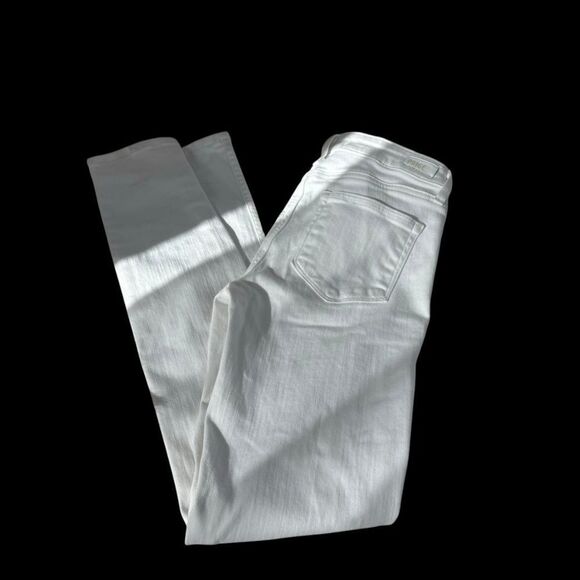 Paige Verdugo Ultra Skinny White Mid Rise Jeans Ultra White Sz 25 - Picture 3 of 8